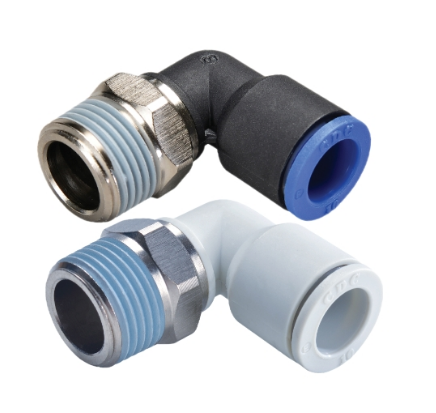 Đầu nối nhanh khí nén cong CDC