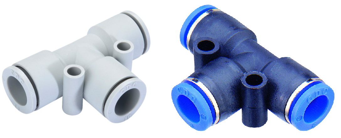 Đầu nối nhanh khí nén chữ T - CDC